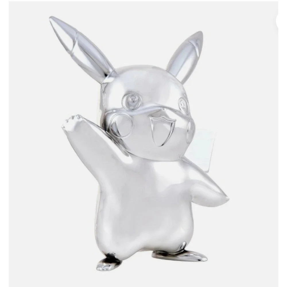 Pokemon 25th Limited‎ Edition Anniversary Pikachu Silver Battle Action Figure